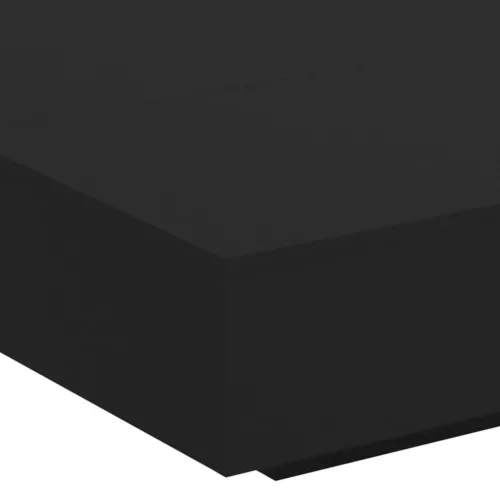 Fekete szerelt fa dohányzóasztal 100 x 100 x 31 cm