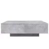 Betonszürke szerelt fa dohányzóasztal 100x100x31 cm
