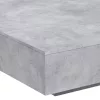 Betonszürke szerelt fa dohányzóasztal 100x100x31 cm