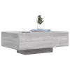 Szürke sonoma színű dohányzóasztal LED-lámpákkal 85x55x31 cm
