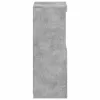 Betonszürke tálalószekrény LED-világítással 41 x 37 x 100 cm