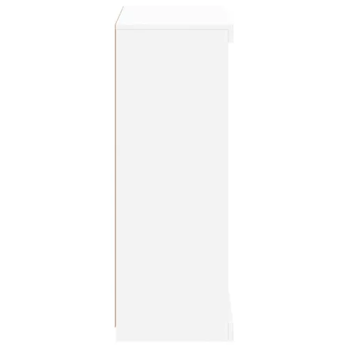 Fehér tálalószekrény LED-világítással 60,5 x 37 x 100 cm