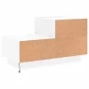 Fehér éjjeliszekrény LED-világítással 70 x 36 x 40,5 cm