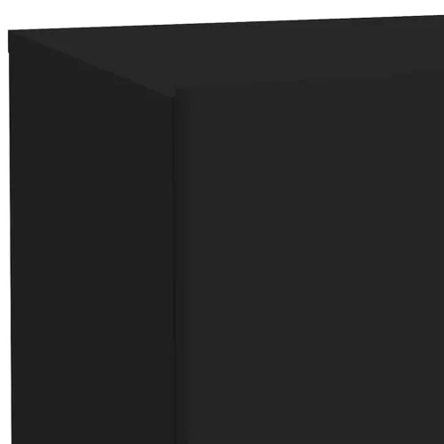 Fekete éjjeliszekrény LED-világítással 70 x 36 x 40,5 cm