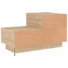 Sonoma tölgy színű éjjeliszekrény LED-ekkel 70 x 36 x 40,5 cm