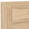 Sonoma tölgy színű éjjeliszekrény LED-ekkel 70 x 36 x 40,5 cm