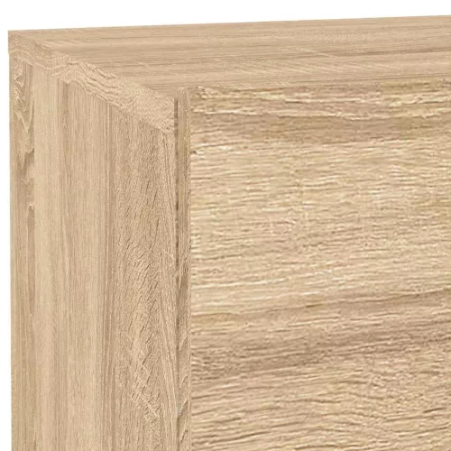 Sonoma tölgy színű éjjeliszekrény LED-ekkel 70 x 36 x 40,5 cm