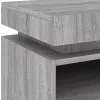 Szürke sonoma éjjeliszekrény LED-világítással 40 x 39 x 48,5 cm
