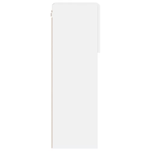 2 db fehér TV-szekrény LED-világítással 40,5 x 30 x 90 cm