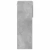 2 db betonszürke TV-szekrény LED-világítással 40,5 x 30 x 90 cm