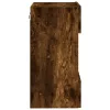 Füstös tölgy színű fali TV-szekrény LED-ekkel 40x30x60,5 cm