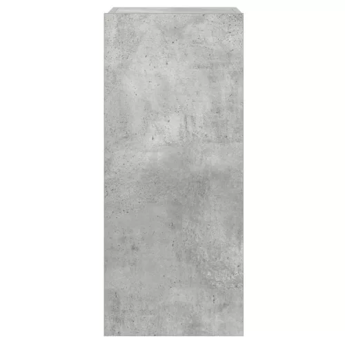 Betonszürke falra szerelhető TV-szekrény LED-del 30,5x35x70 cm