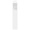 Fehér szerelt fa LED-es fejtámla 160x18,5x103,5 cm