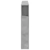 Betonszürke szerelt fa LED-es fejtámla 160x18,5x103,5 cm