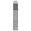 Betonszürke szerelt fa LED-es fejtámla 180x18,5x103,5 cm