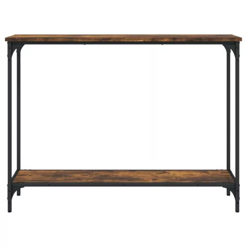Füstös tölgy színű szerelt fa tálalóasztal 101x30,5x75 cm