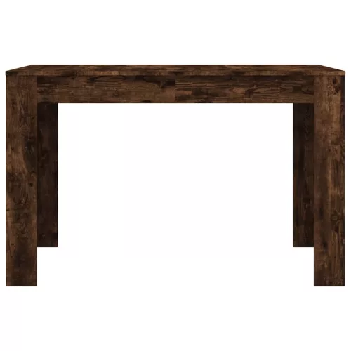 Füstös tölgy színű szerelt fa étkezőasztal 120 x 60 x 76 cm