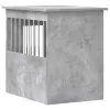 Betonszürke szerelt fa kutyaketrec 45 x 62 x 59 cm