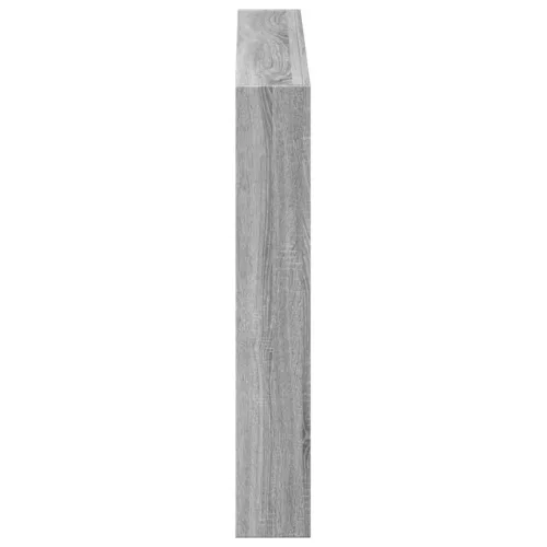 Szürke sonoma színű áthidalószekrény LED-ekkel 120 x 17 x 102cm