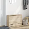 Sonoma tölgy színű szerelt fa cipőszekrény 80 x 21 x 57 cm