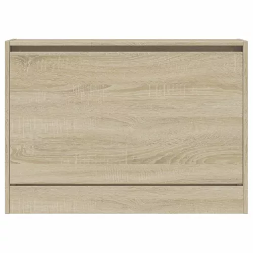 Sonoma tölgy színű szerelt fa cipőszekrény 80 x 21 x 57 cm