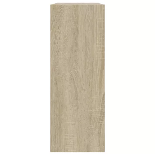 Sonoma tölgy színű szerelt fa cipőszekrény 80 x 21 x 57 cm