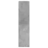 Betonszürke szerelt fa cipőszekrény 80 x 21 x 87,5 cm