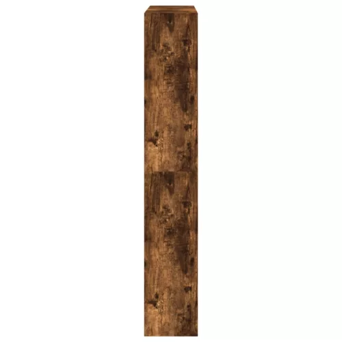 Füstös tölgy színű szerelt fa cipőszekrény 80 x 21 x 125,5 cm