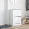 Fehér szerelt fa cipőszekrény 60 x 34 x 96,5 cm