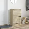 Sonoma tölgy színű szerelt fa cipőszekrény 60 x 34 x 96,5 cm