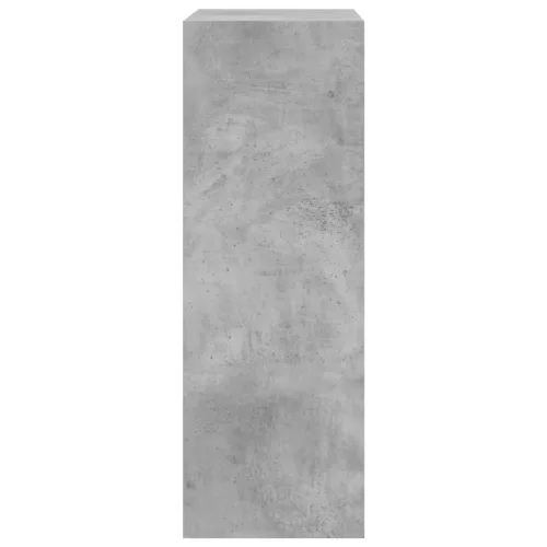 Betonszürke szerelt fa cipőszekrény 60 x 34 x 96,5 cm