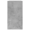 Betonszürke szerelt fa cipőszekrény 80 x 34 x 63 cm