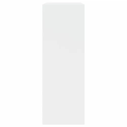 Fehér szerelt fa cipőszekrény 80 x 34 x 96,5 cm