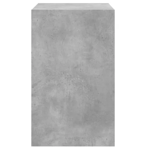 Betonszürke szerelt fa cipőszekrény 60 x 42 x 69 cm
