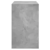 Betonszürke szerelt fa cipőszekrény 80x42x69 cm