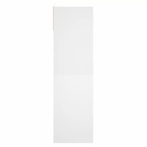 Fehér szerelt fa cipőszekrény 60x34x116 cm