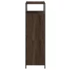 Barna tölgyszínű szerelt fa cipősszekrény 60x34x112 cm