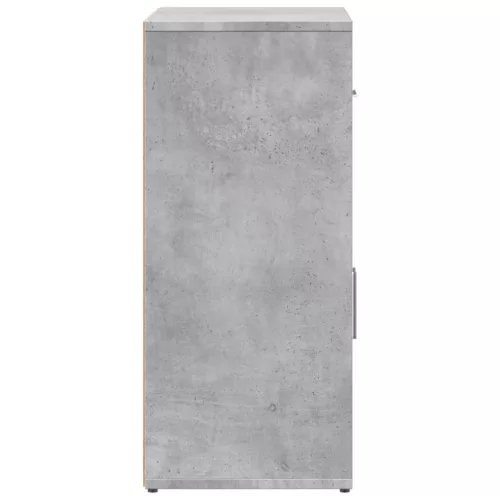 Betonszürke szerelt fa tálalószekrény 60 x 31 x 70 cm