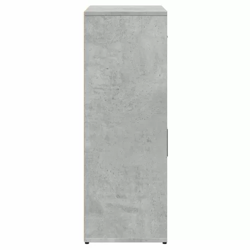 Betonszürke szerelt fa tálalószekrény 60 x 30 x 84 cm