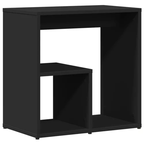 Fekete szerelt fa kisasztal 50 x 30 x 50 cm