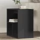 2 db fekete szerelt fa kisasztal 50 x 30 x 50 cm