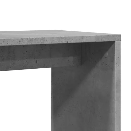 2 db betonszürke szerelt fa kisasztal 50x30x50 cm