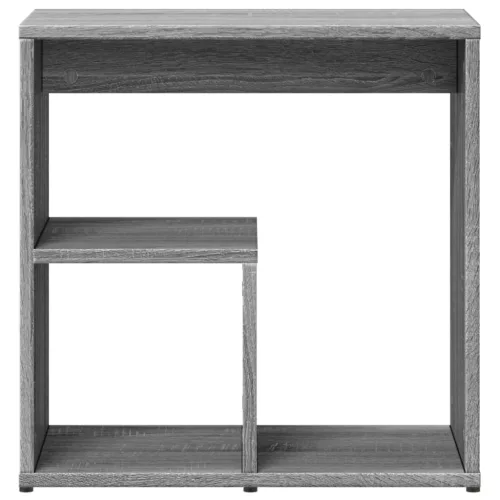 2 db szürke sonoma színű szerelt fa kisasztal 50x30x50 cm