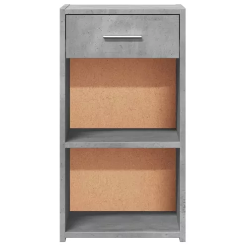 2 db betonszürke szerelt fa éjjeliszekrény 35 x 34 x 65 cm