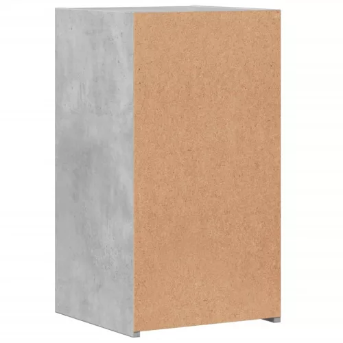 2 db betonszürke szerelt fa éjjeliszekrény 35 x 34 x 65 cm