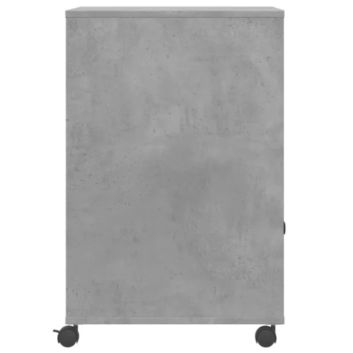 Betonszürke nyomtatóállvány kerekekkel 60x48x74 cm
