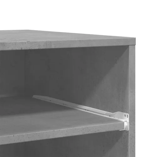 Betonszürke nyomtatóállvány kerekekkel 60x48x74 cm