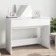 Fehér fésülködőasztal tükörrel 100x45x76 cm