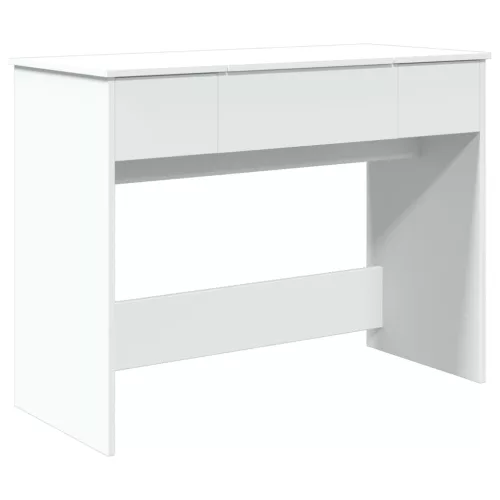 Fehér fésülködőasztal tükörrel 100x45x76 cm