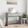 Betonszürke fésülködőasztal tükörrel 100x45x76 cm